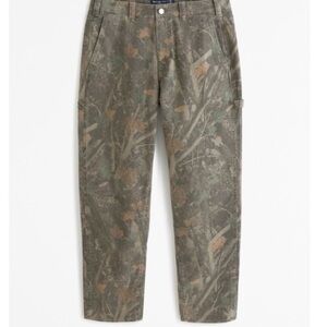Loose Workwear Pant- Olive Camo, 30x30 NWT